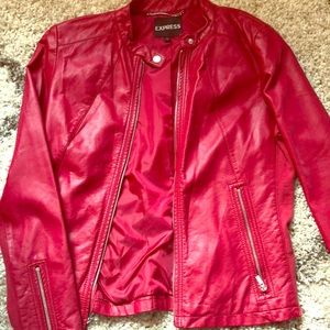 Express faux leather jacket